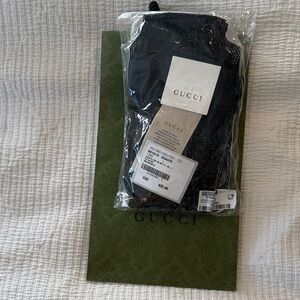 Gucci LUX Metallic Weave Fishnet Tights - Size L